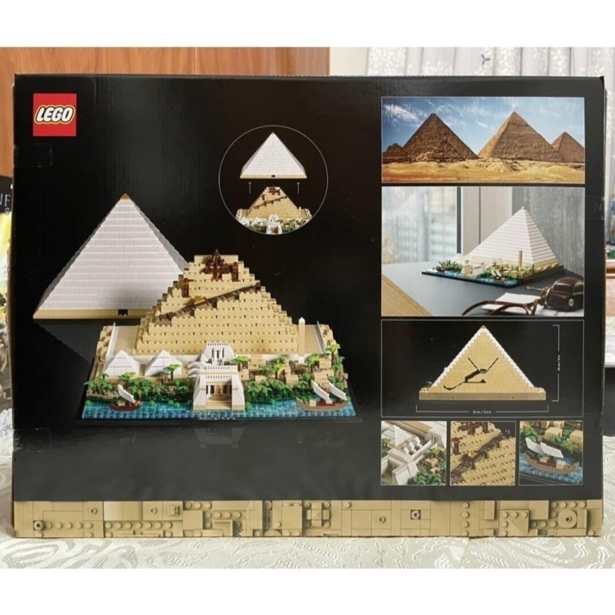 【椅比呀呀|高雄屏東】LEGO 樂高 21058 建築系列 吉薩金字塔 Great Pyramid of Giza-細節圖2