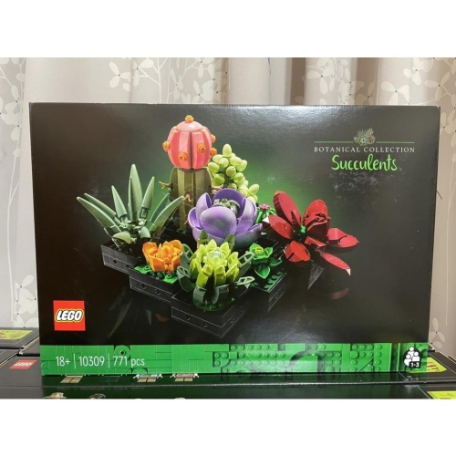 【椅比呀呀|高雄屏東】LEGO 樂高 10309 多肉植物 Succulents 花藝收藏