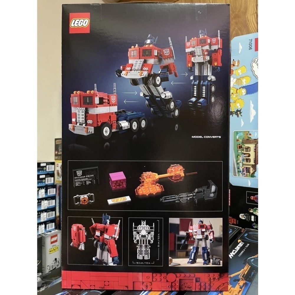 【椅比呀呀|高雄屏東】LEGO 樂高 10302 變形金剛 柯博文 Optimus Prime-細節圖2