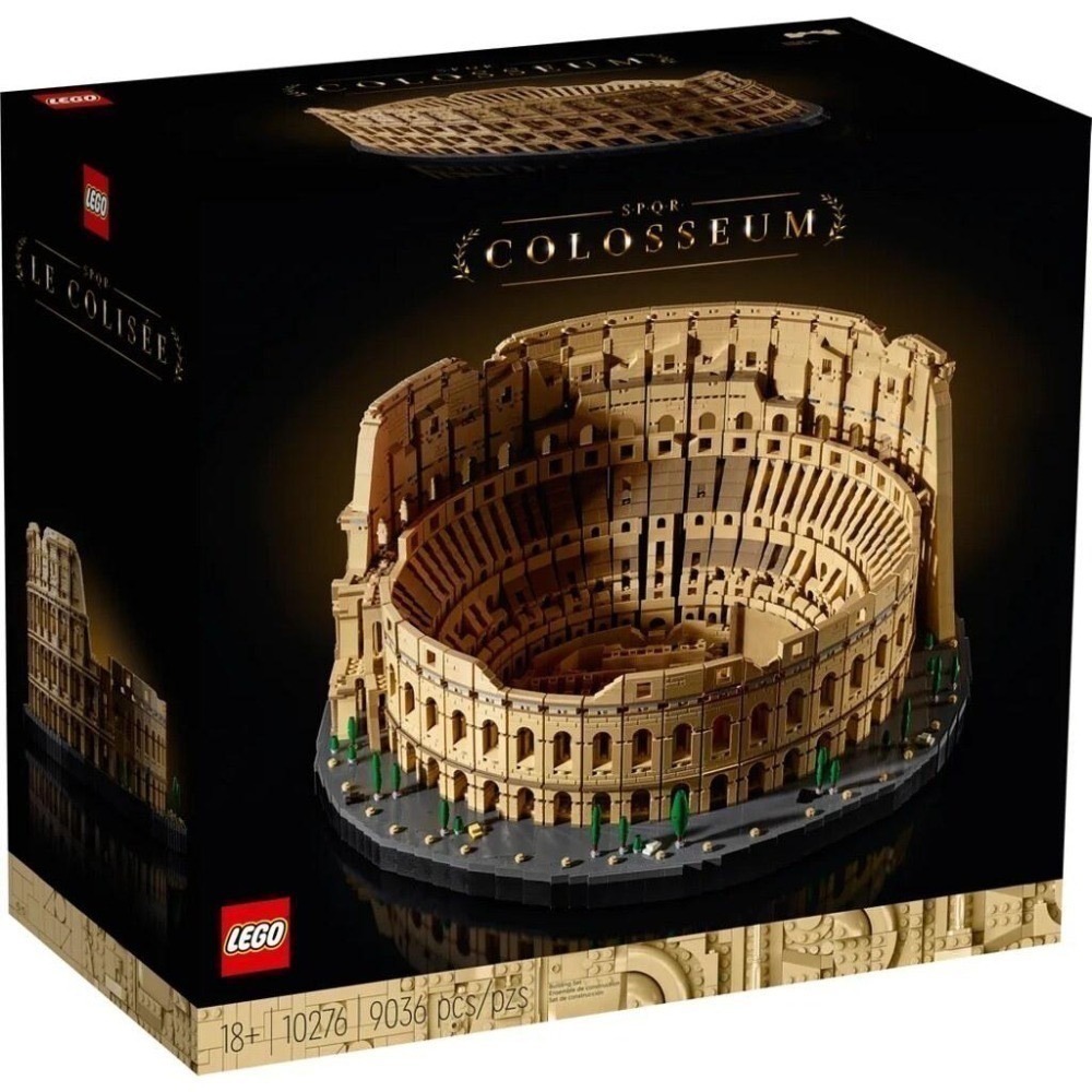 【椅比呀呀|高雄屏東】LEGO 樂高 10276 羅馬競技場 Colosseum 絕版-細節圖2