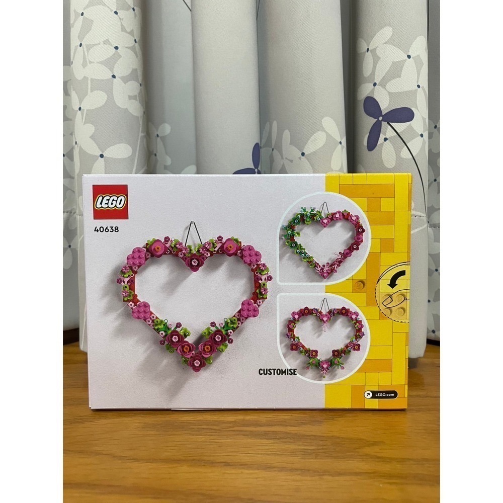 【椅比呀呀|高雄屏東】LEGO 樂高 40638 心形飾品 Heart Ornament 情人節-細節圖2