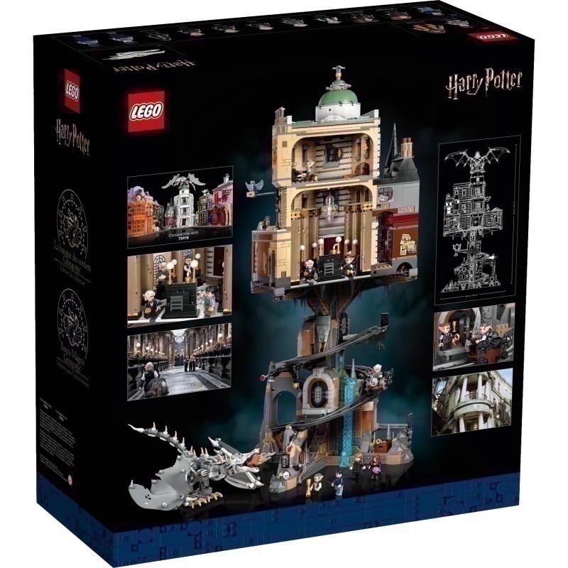 【椅比呀呀|高屏12350】LEGO 樂高 76417 哈利波特系列 古靈閣巫師銀行 典藏版-細節圖4