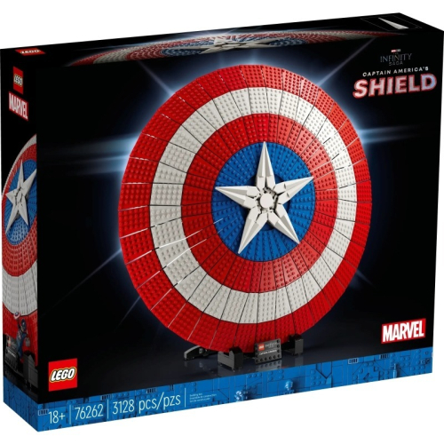 【椅比呀呀|高雄屏東】LEGO 樂高 76262 MARVEL系列 美國隊長的盾牌 Shield