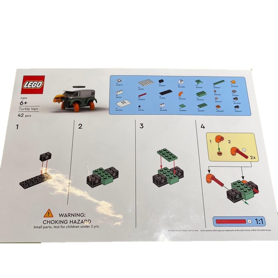 【椅比呀呀|高雄屏東】LEGO 樂高 DREAMZZZ系列 迷你烏龜車 Turtle Van 袋裝-細節圖4