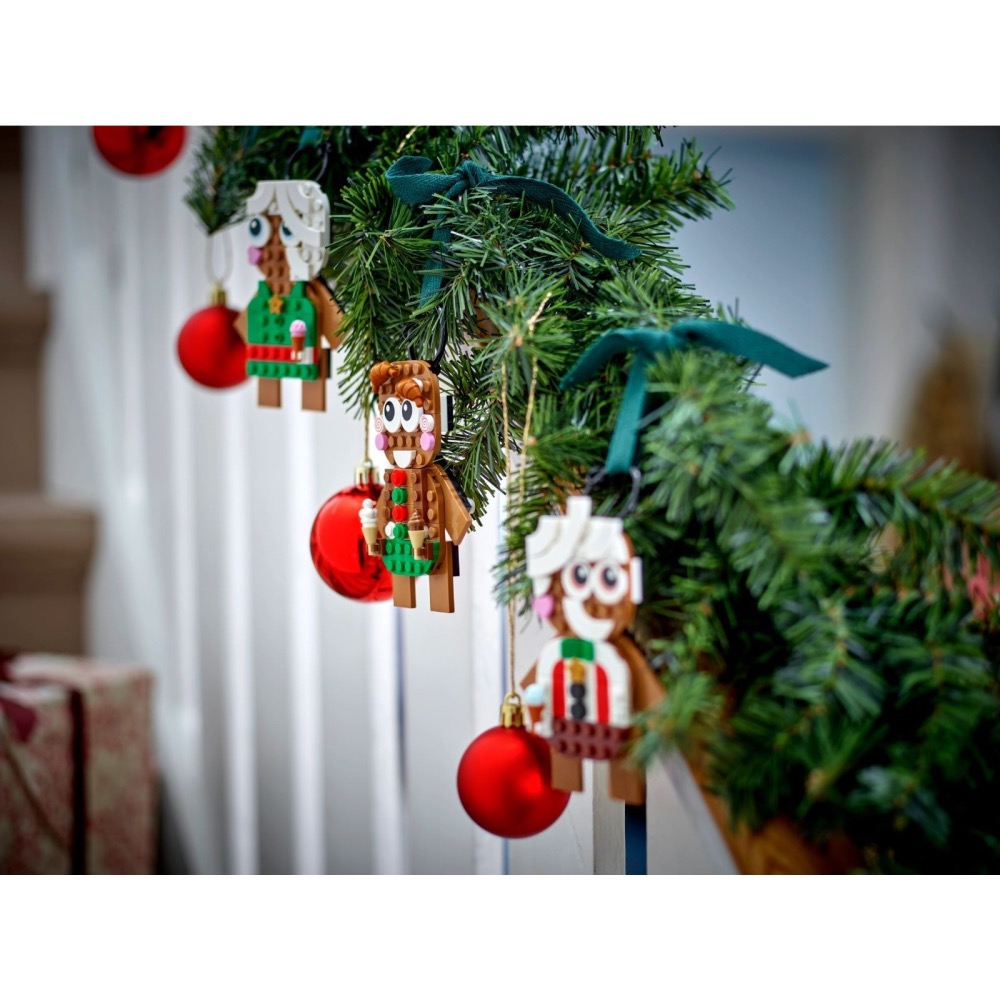 【椅比呀呀|高雄屏東】LEGO 樂高 40642 聖誕系列 薑餅飾品 Gingerbread Ornaments-細節圖3