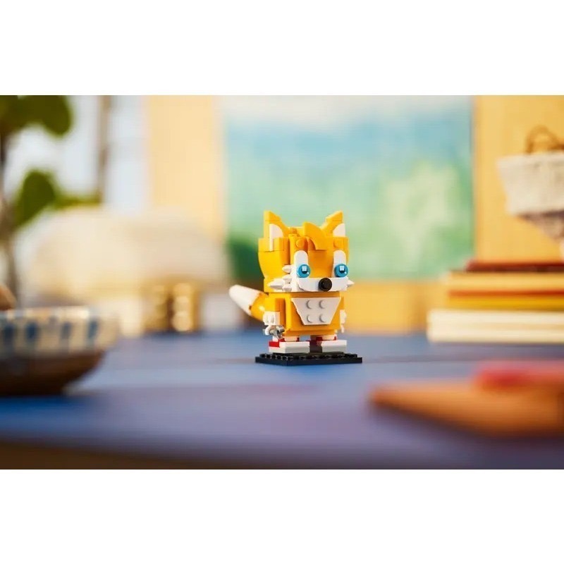 【椅比呀呀|高雄屏東】LEGO 樂高 40628 大頭系列 音速小子 狐狸塔爾斯 Miles Tails Prower-細節圖3