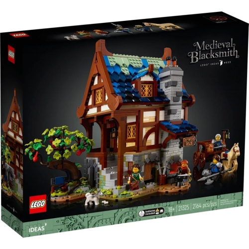 【椅比呀呀|高雄屏東】LEGO 樂高 21325 IDEAS 中世紀鐵匠屋 Medieval Blacksmith