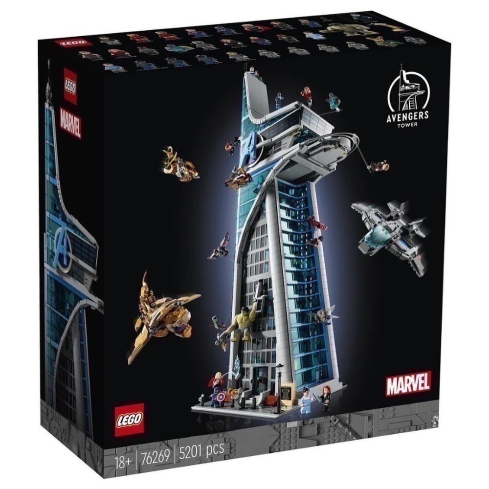 【椅比呀呀|高雄屏東】LEGO 樂高 76269 MARVEL系列 復仇者大廈 Avengers Tower-細節圖3