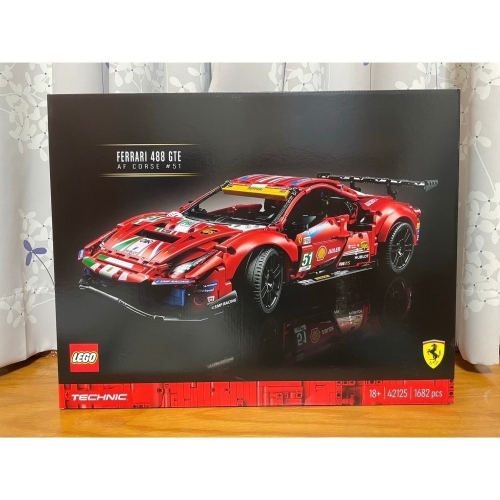 【椅比呀呀|高雄屏東】LEGO 樂高 42125 科技系列 Ferrari法拉利 488 GTE AF CORSE#51