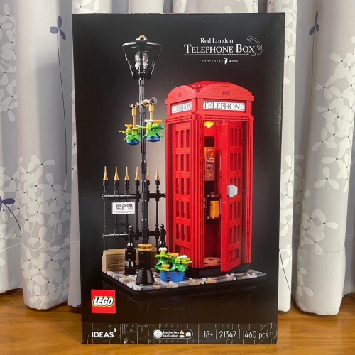 【椅比呀呀|高雄屏東】LEGO 樂高 21347 IDEAS系列 倫敦紅色電話亭 Telephone Box