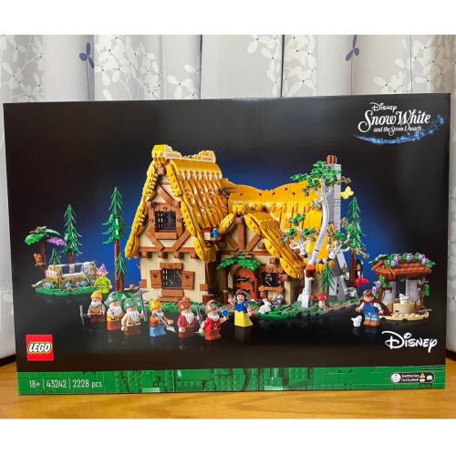 【椅比呀呀|高雄屏東】LEGO 樂高 43242 迪士尼系列 白雪公主小屋 七矮人 小矮人 Disney