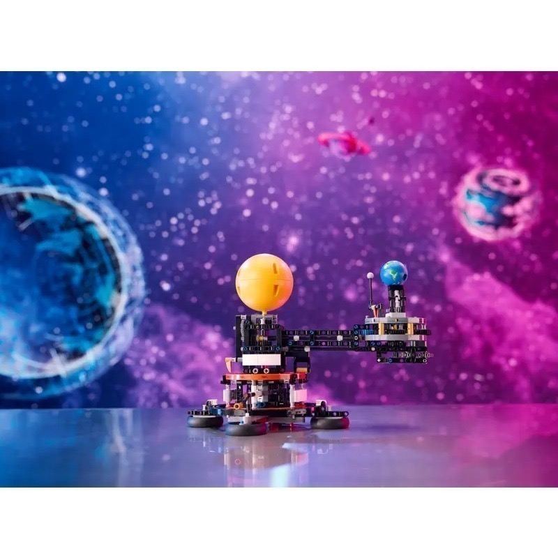 【椅比呀呀|高雄屏東】LEGO 樂高 42179 科技系列 軌道上的地球和月球 Planet Earth Moon-細節圖6