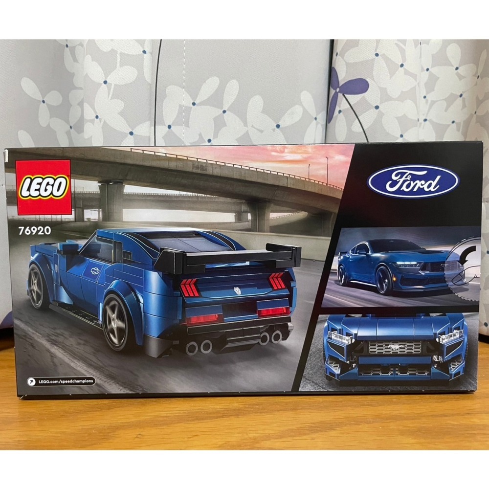 【椅比呀呀|高雄屏東】LEGO 樂高 76920 SPEED系列 福特 野馬 Dark Horse Sports Car-細節圖2