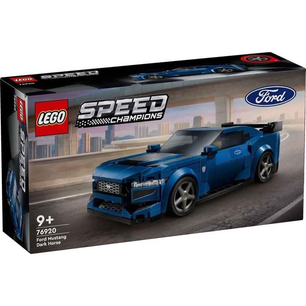 【椅比呀呀|高雄屏東】LEGO 樂高 76920 SPEED系列 福特 野馬 Dark Horse Sports Car-細節圖3