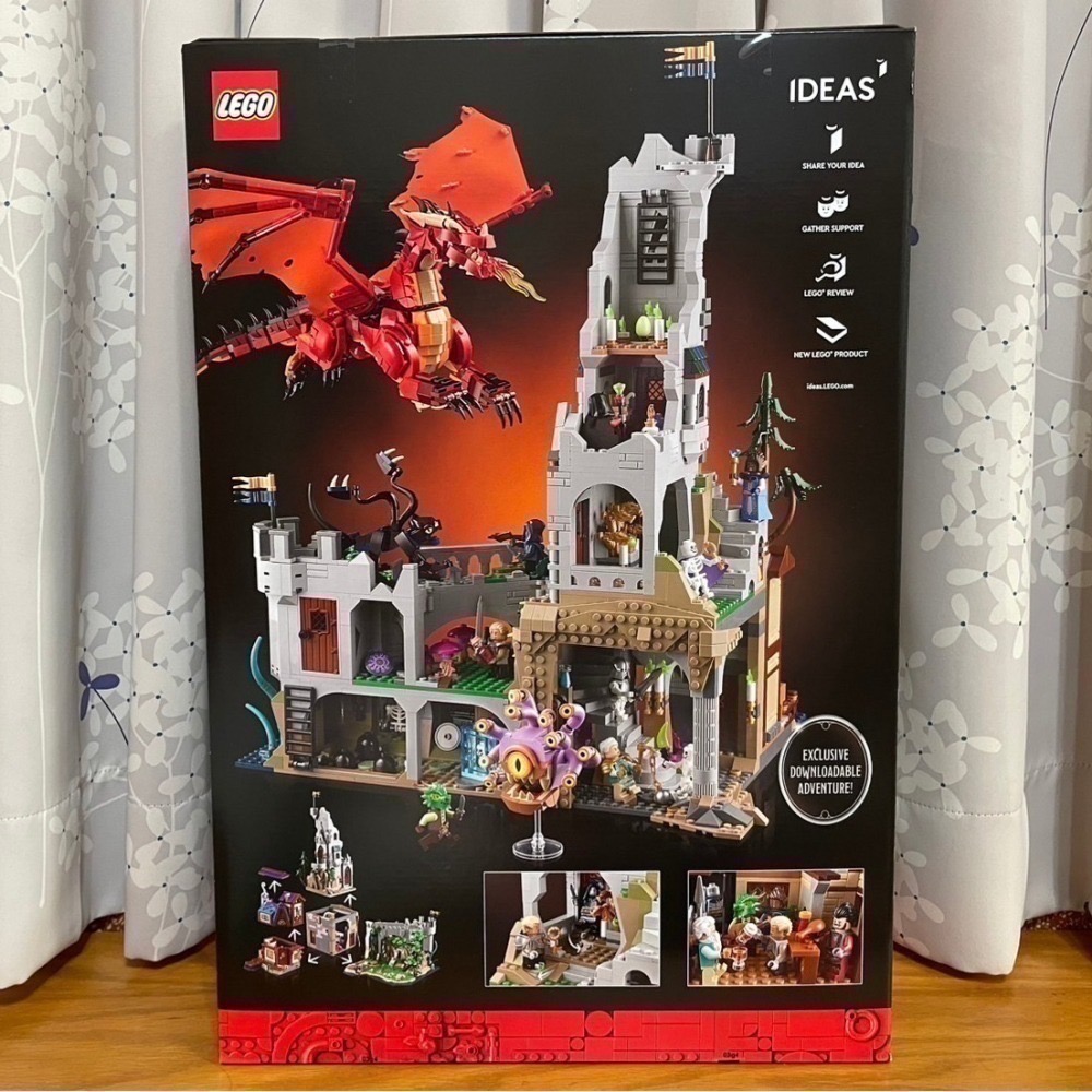 【椅比呀呀|高雄屏東】LEGO 樂高 21348 龍與地下城：紅龍傳奇 Dungeons & Dragons-細節圖2