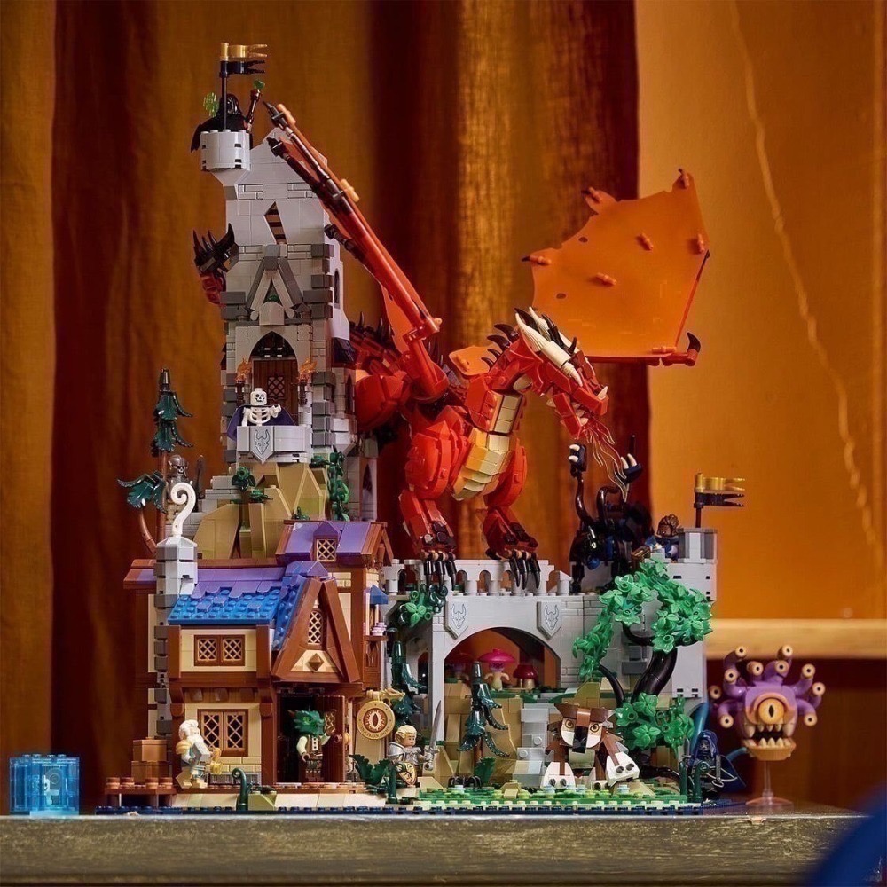 【椅比呀呀|高雄屏東】LEGO 樂高 21348 龍與地下城：紅龍傳奇 Dungeons & Dragons-細節圖5