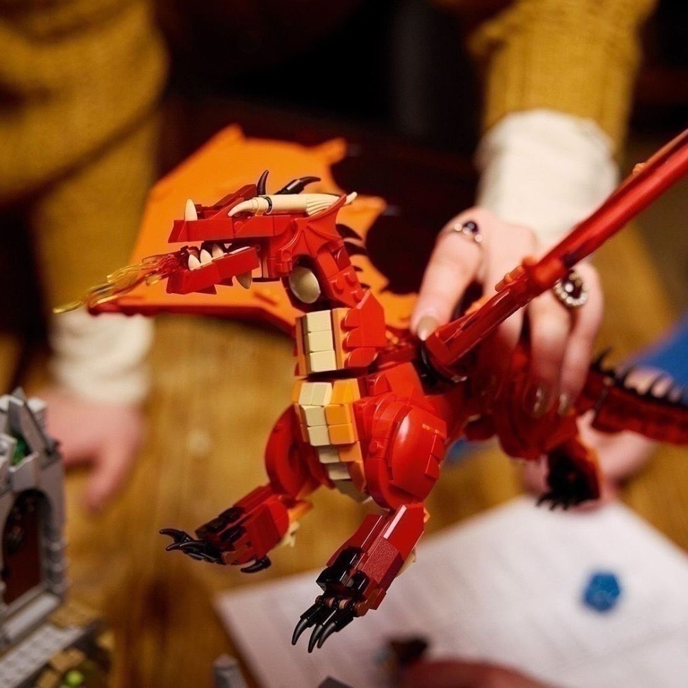 【椅比呀呀|高雄屏東】LEGO 樂高 21348 龍與地下城：紅龍傳奇 Dungeons & Dragons-細節圖8