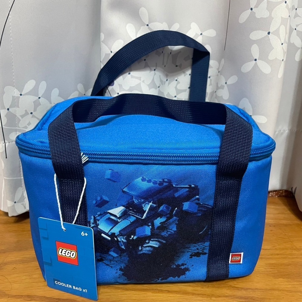 【椅比呀呀|高雄屏東】LEGO 樂高 106436 藍色保冷袋 保冷袋 Cooler Bag 保溫袋 便當袋-細節圖2