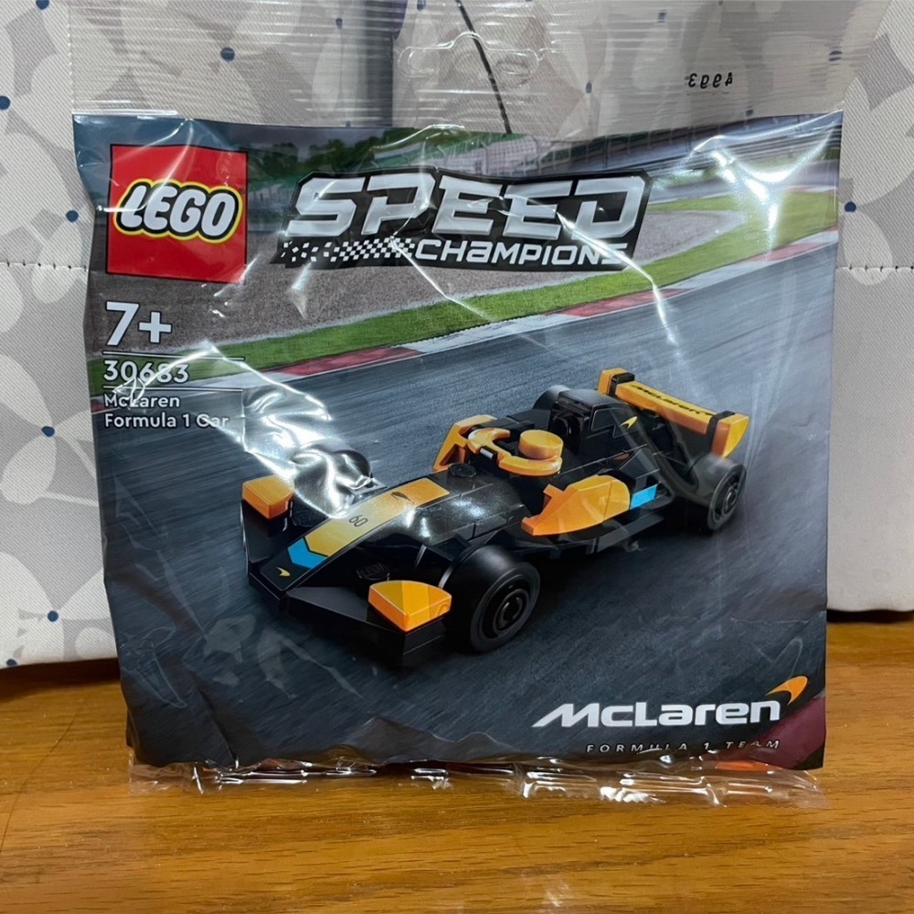 【椅比呀呀|高雄屏東】LEGO 樂高 30683 麥拉倫 F1賽車 McLaren Formula 1 Car 袋裝-細節圖2