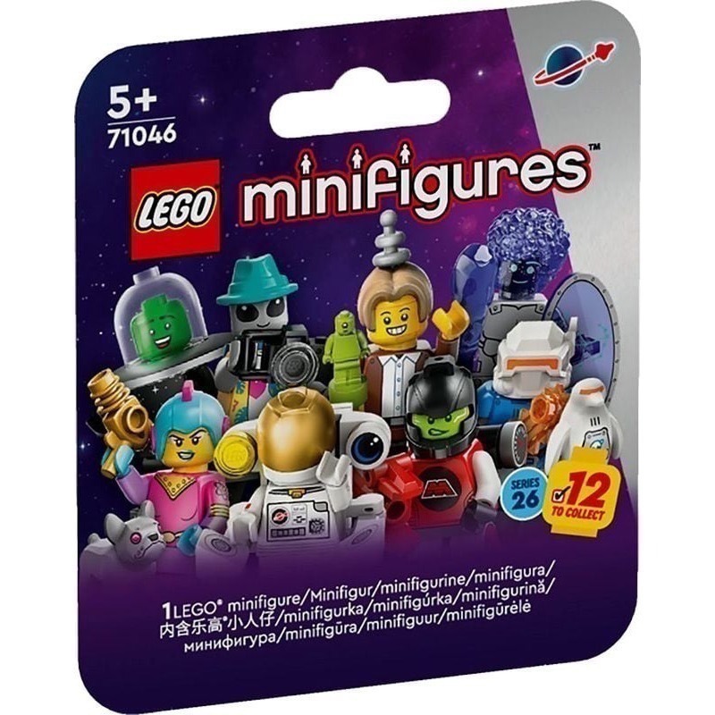 【椅比呀呀|高雄屏東】LEGO 樂高 71046 第26代人偶包 太空主題 Minifigures Series 26-細節圖3