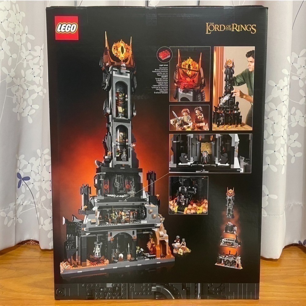 【椅比呀呀|高屏10200】LEGO 樂高 10333 魔戒系列 黑塔巴拉多 黑暗塔 索倫之眼 Barad-Dur-細節圖2