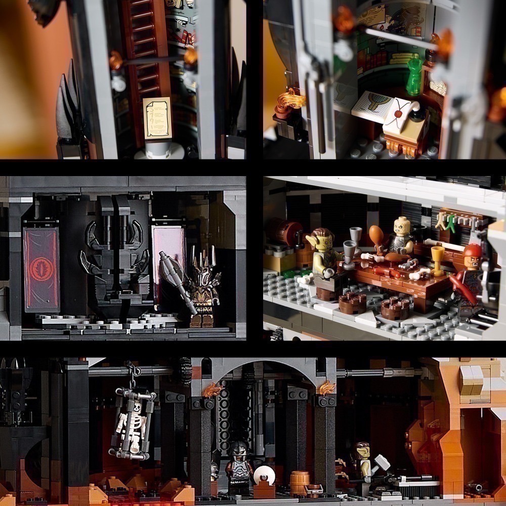 【椅比呀呀|高屏10200】LEGO 樂高 10333 魔戒系列 黑塔巴拉多 黑暗塔 索倫之眼 Barad-Dur-細節圖8