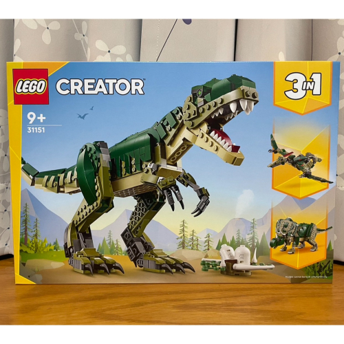 【椅比呀呀|高雄屏東】LEGO 樂高 31151 創意百變3合1系列 暴龍 Creator 3-in-1 T. rex