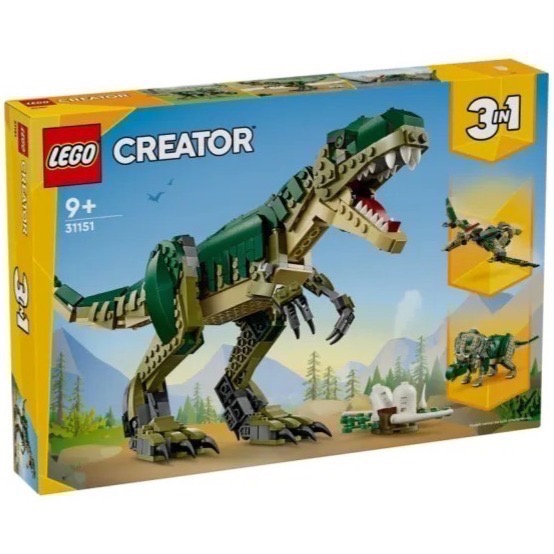 【椅比呀呀|高雄屏東】LEGO 樂高 31151 創意百變3合1系列 暴龍 Creator 3-in-1 T. rex-細節圖3