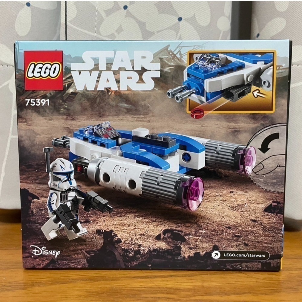 【椅比呀呀|高雄屏東】LEGO 樂高 75391 星際大戰系列 雷克斯隊長Y翼迷你戰機 Captain Rex-細節圖2