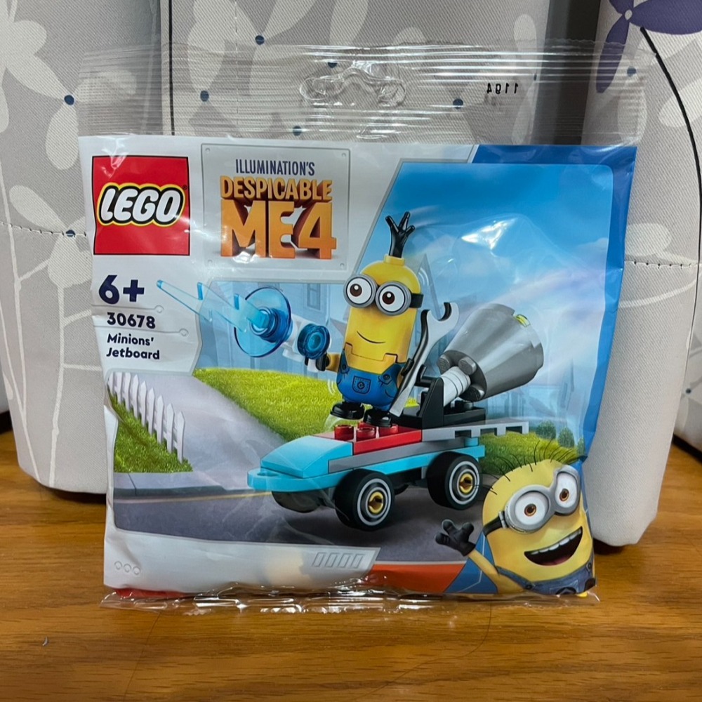 【椅比呀呀|高雄屏東】LEGO 樂高 30678 小小兵的噴射滑板 Minions＇ Jetboard Polybag-細節圖2