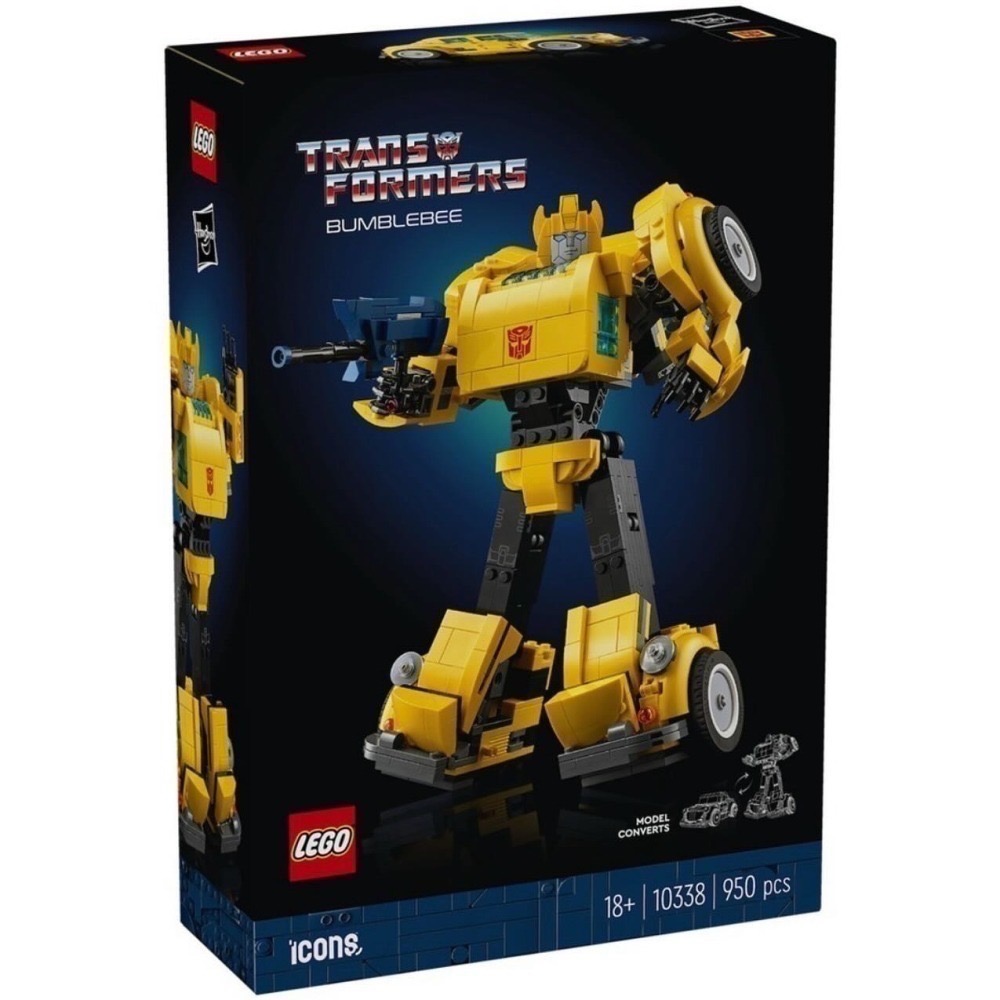 【椅比呀呀|高雄屏東】LEGO 樂高 10338 變形金剛 大黃蜂 Transformers: Bumblebee-細節圖3