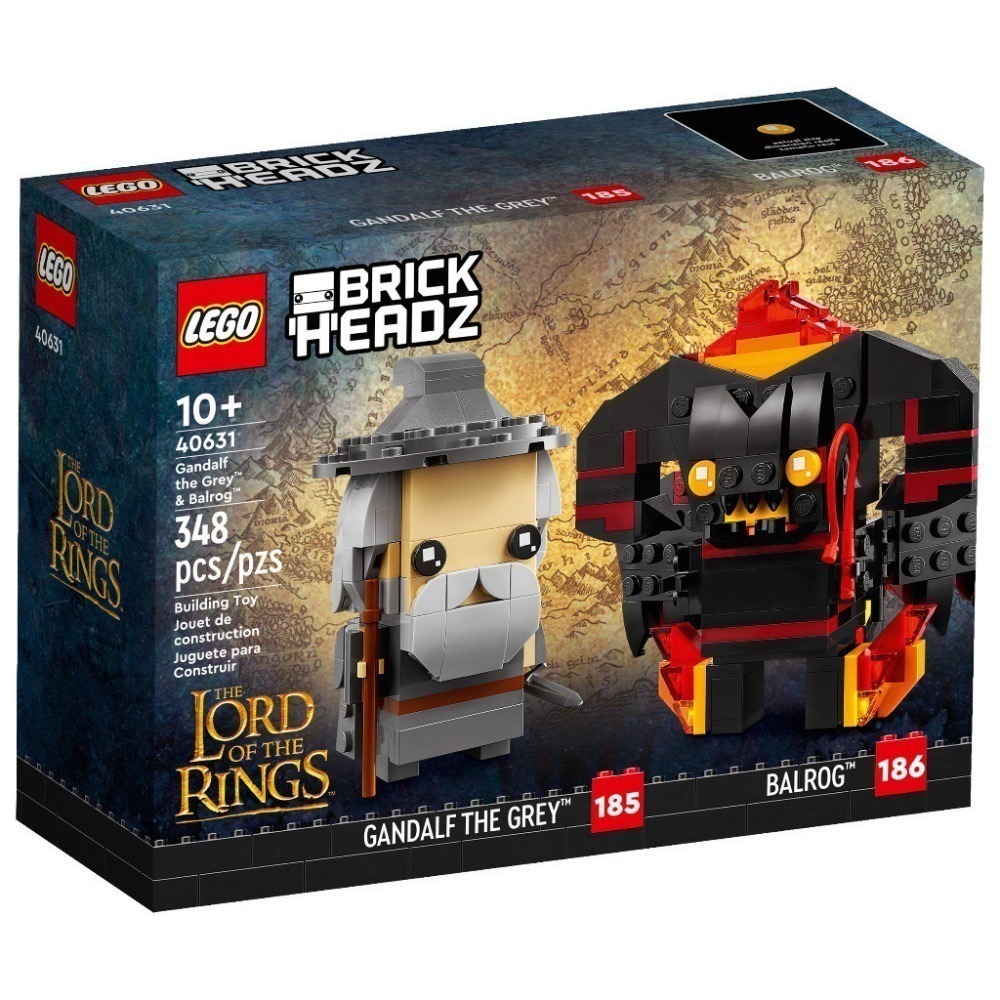 【椅比呀呀|高雄屏東】LEGO 樂高 BrickHeadz 魔戒系列 40630 40631 40632 40751-規格圖5