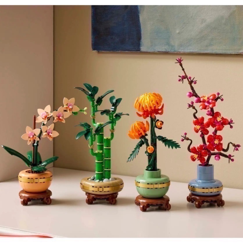 【椅比呀呀|高雄屏東】LEGO 樂高 10368 菊花 10369 梅花 10343 迷你蘭花 10344 開運竹-細節圖3