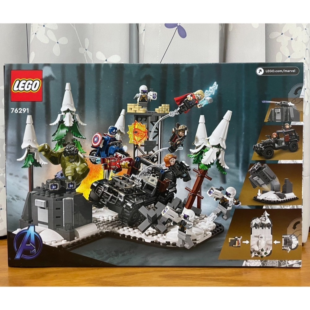 【椅比呀呀|高雄屏東】LEGO 樂高 76291 Marvell 復仇者集結：奧創紀元 The Avengers 漫威-細節圖2