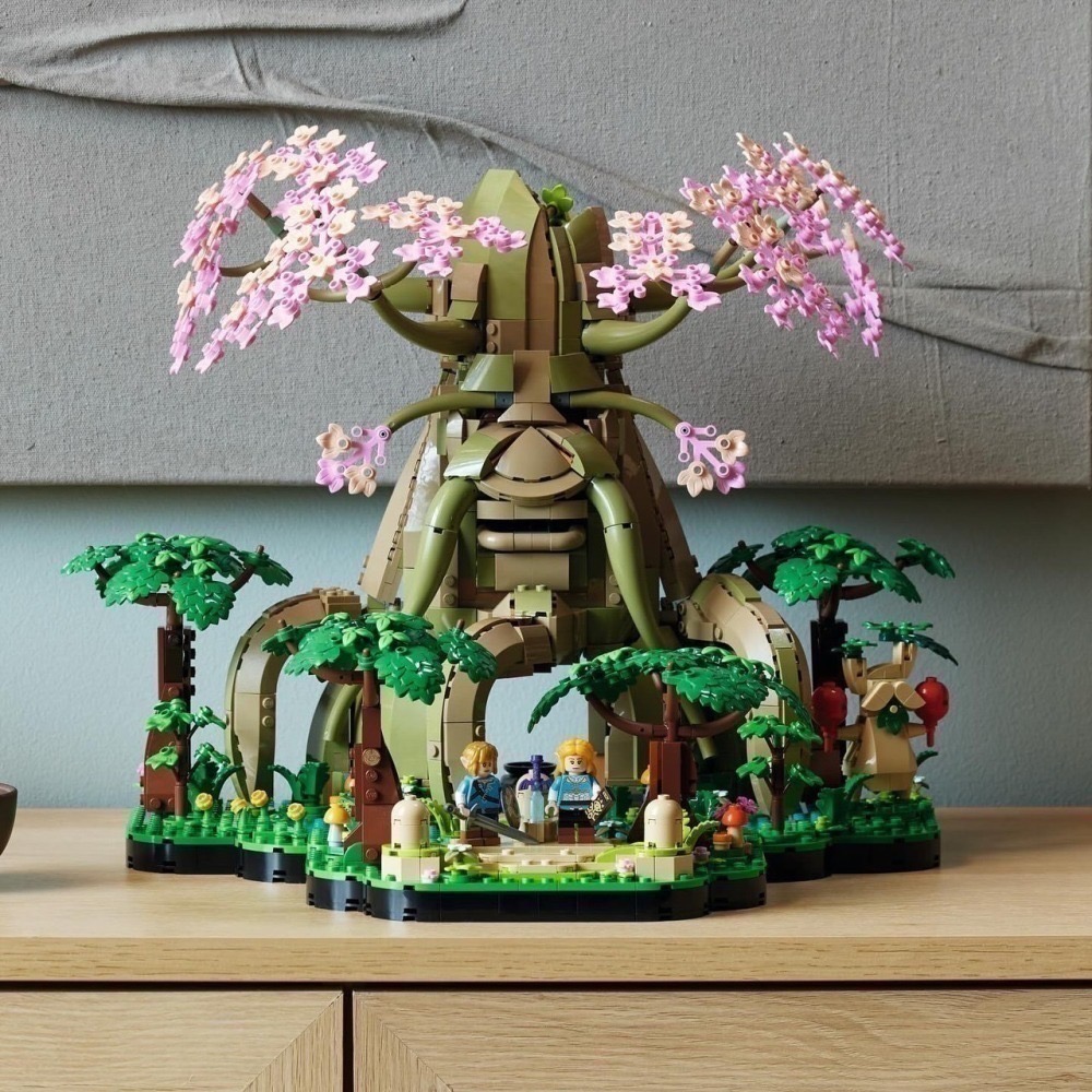 【椅比呀呀|高雄屏東】LEGO 樂高 77092 薩爾達傳說 德庫樹2in1 Great Deku Tree Zelda-細節圖3