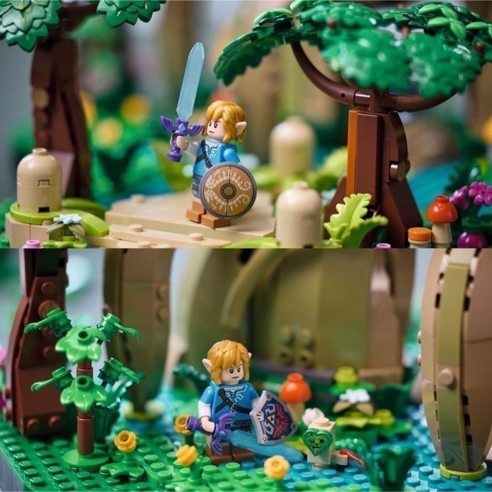 【椅比呀呀|高雄屏東】LEGO 樂高 77092 薩爾達傳說 德庫樹2in1 Great Deku Tree Zelda-細節圖7