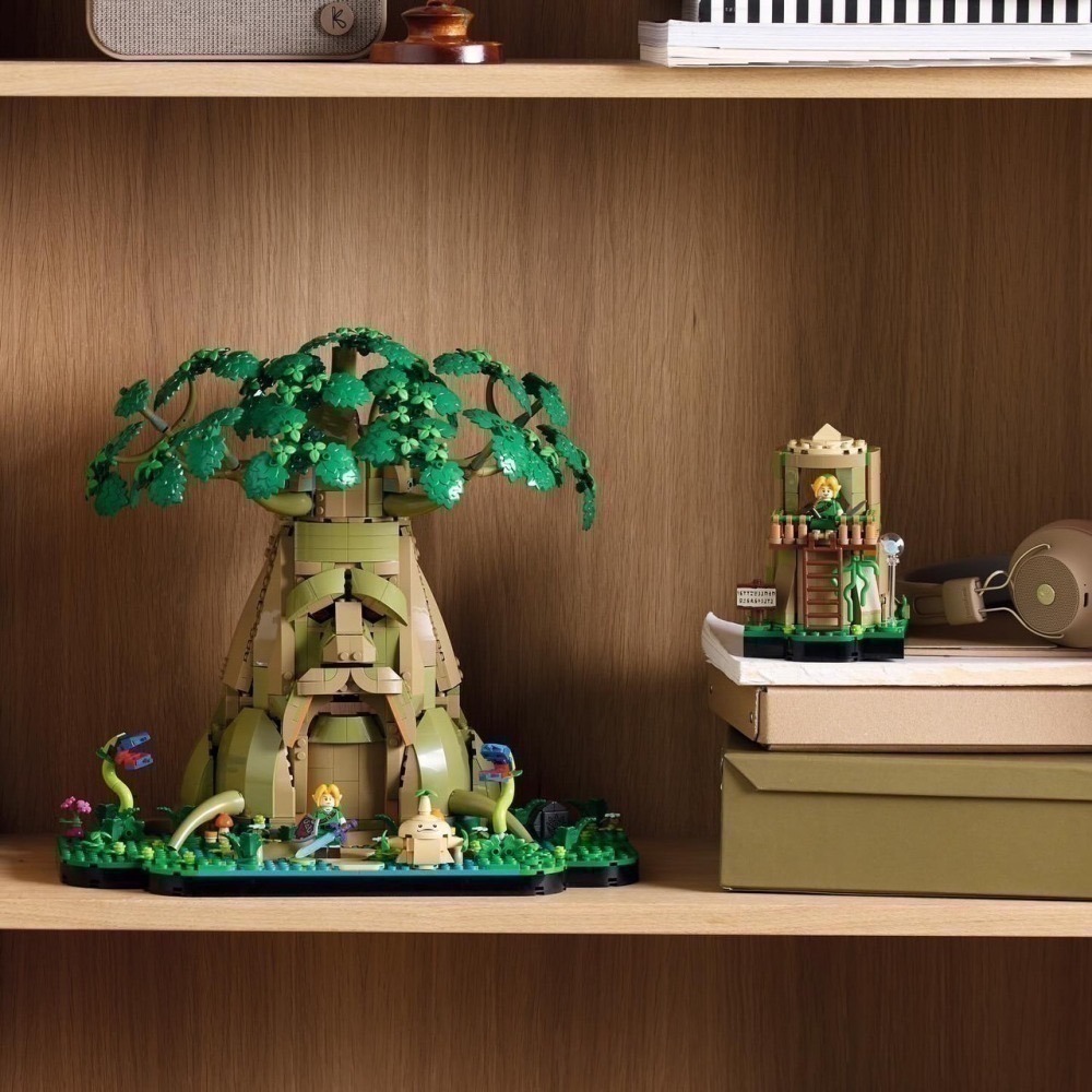 【椅比呀呀|高雄屏東】LEGO 樂高 77092 薩爾達傳說 德庫樹2in1 Great Deku Tree Zelda-細節圖4