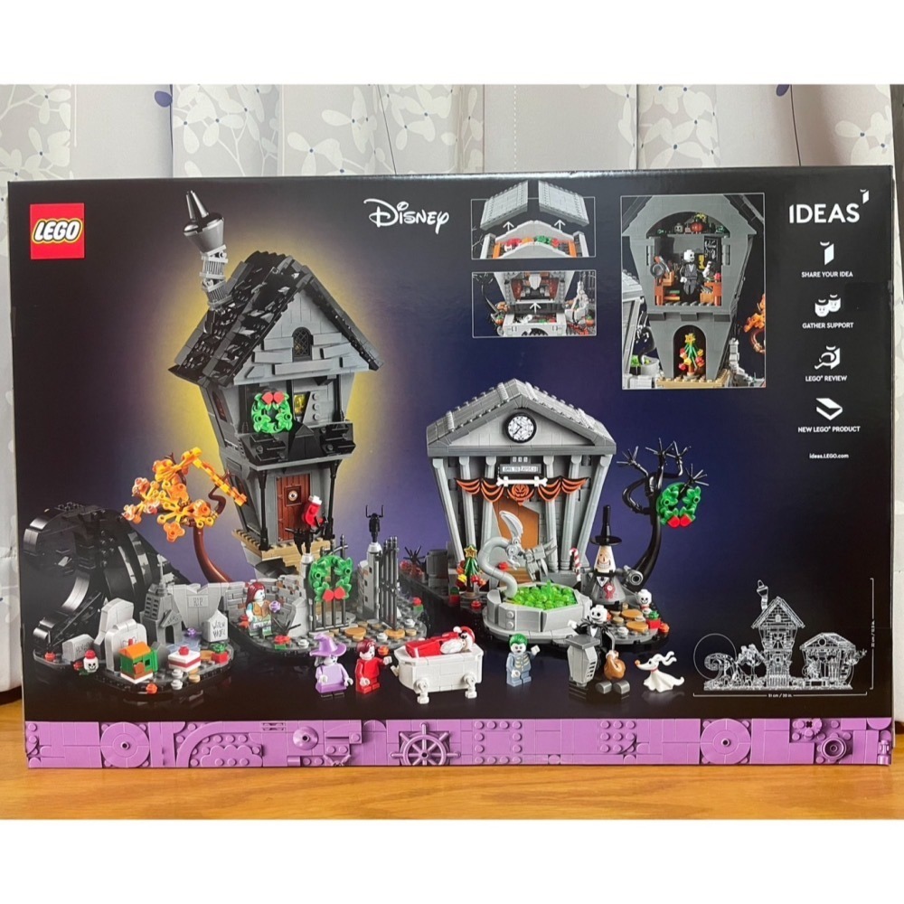 【椅比呀呀|高雄屏東】LEGO 樂高 21351 IDEAS 提姆波頓的聖誕夜驚魂 迪士尼 Tim Burton-細節圖2