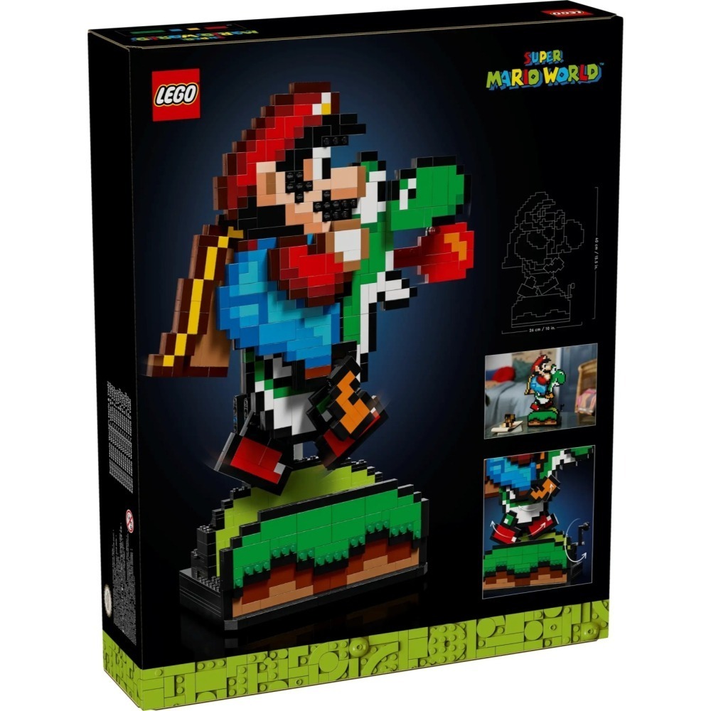 【椅比呀呀|10月到貨】LEGO 樂高 71438 超級瑪利歐世界：瑪利歐與耀西 Super Mario & Yoshi-細節圖2