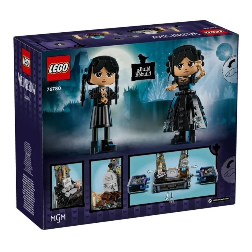 【椅比呀呀|10月到貨】LEGO 樂高 76780 Wednesday Addams Figure-細節圖2