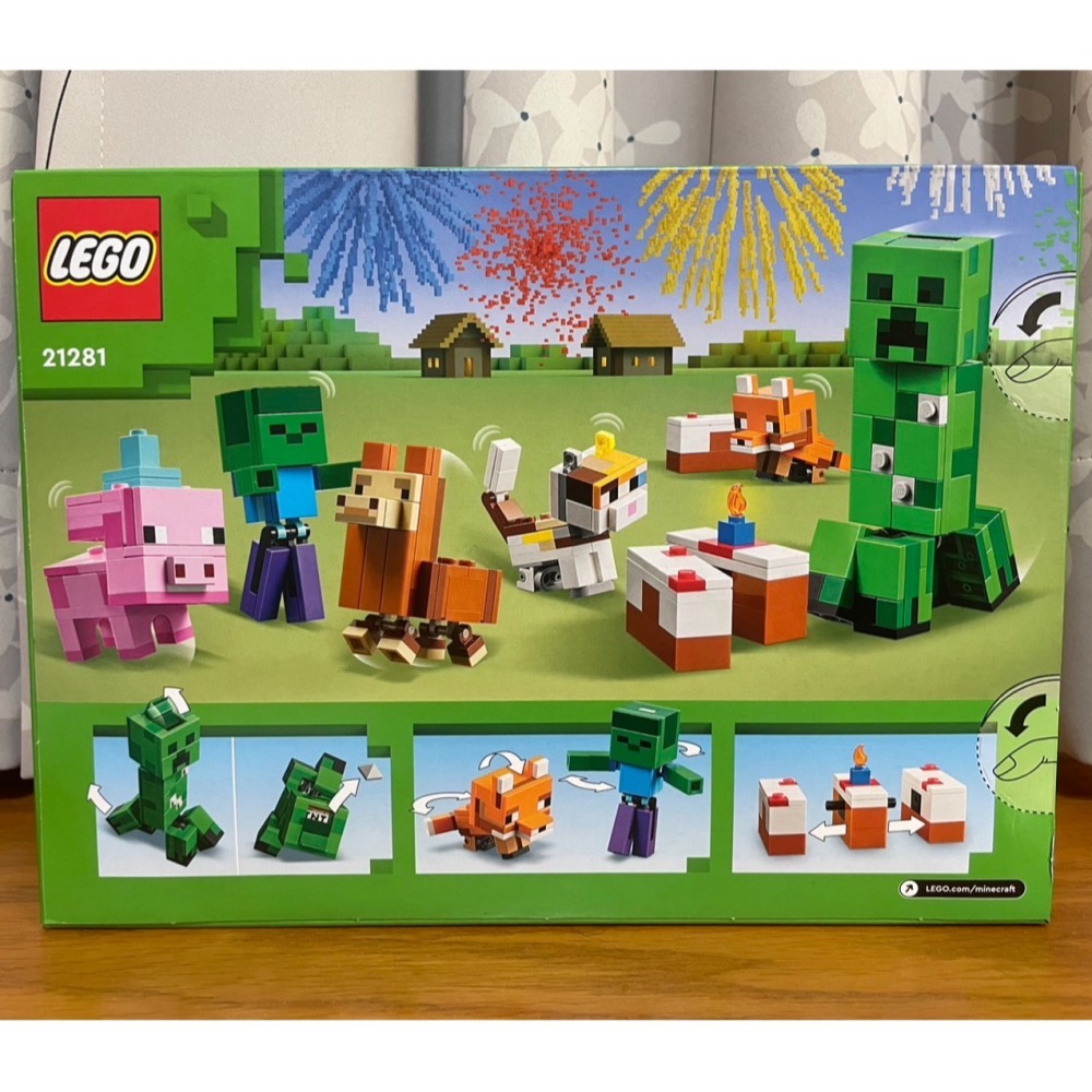 【椅比呀呀|高雄屏東】LEGO 樂高 21281 Minecraft 麥塊 豬寶寶的生日慶祝會-細節圖2