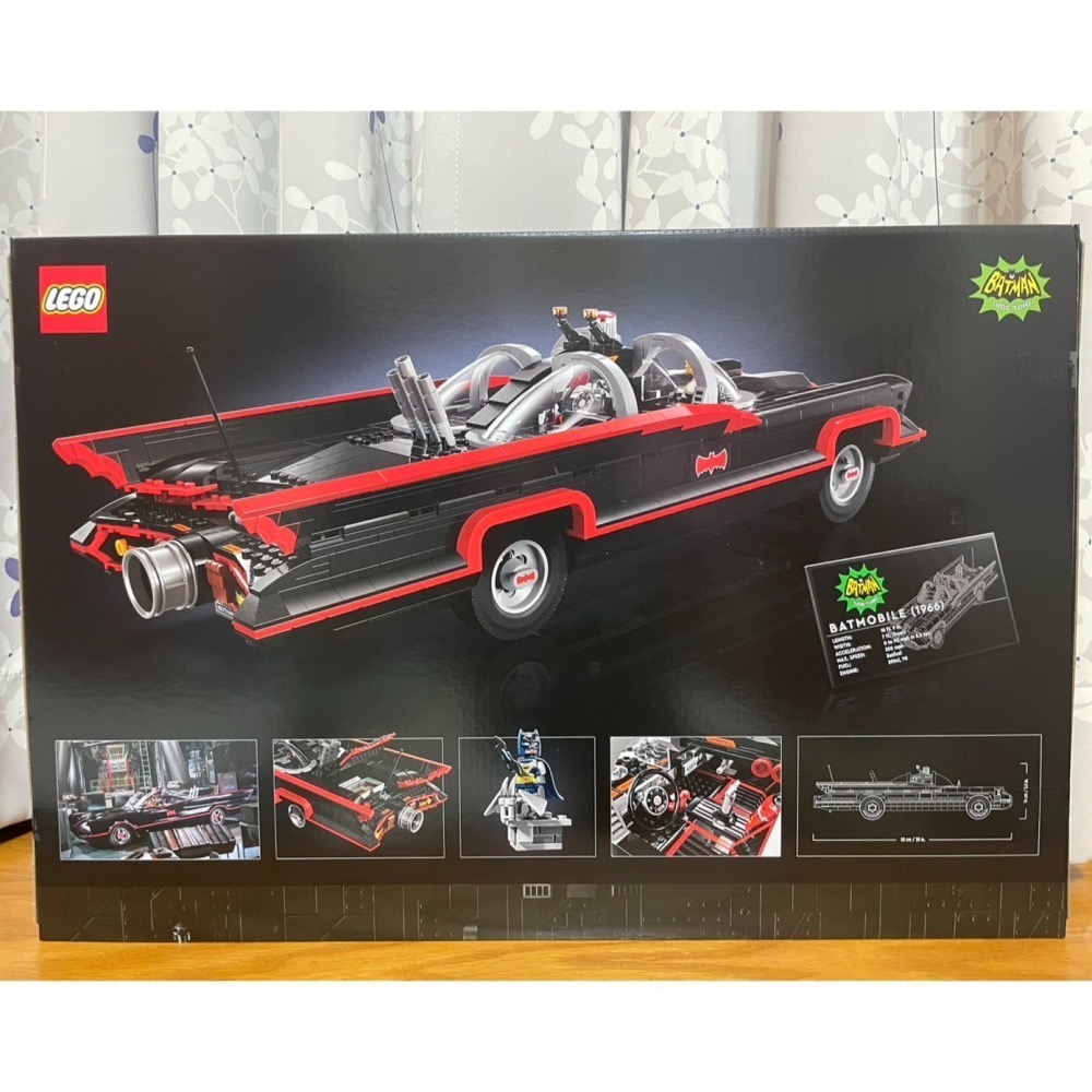 【椅比呀呀|高雄屏東】LEGO 樂高 76328 蝙蝠俠經典電視影集 蝙蝠車 Batman Batmobile-細節圖2