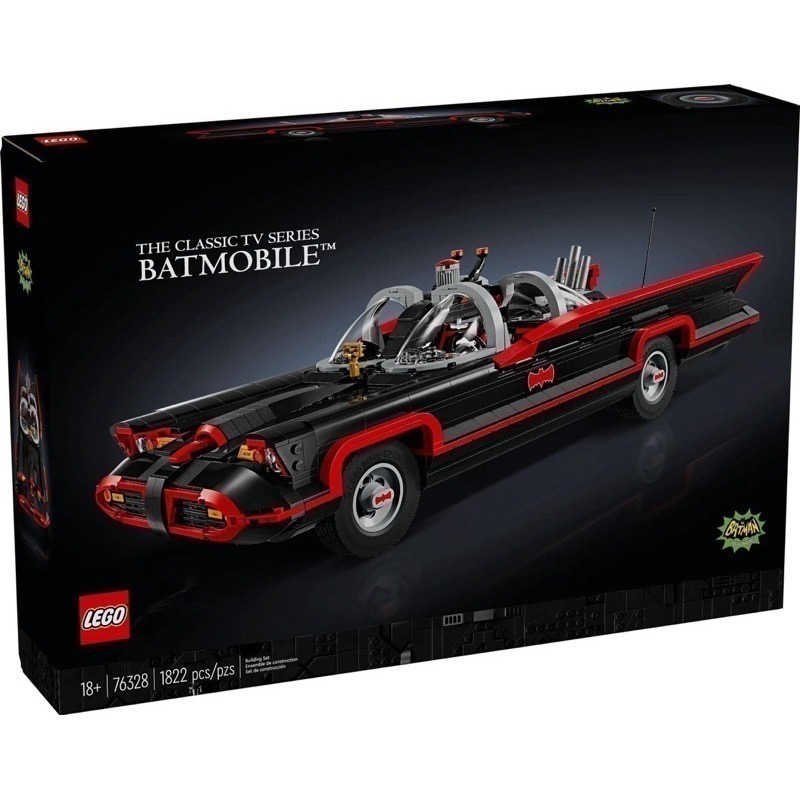 【椅比呀呀|高雄屏東】LEGO 樂高 76328 蝙蝠俠經典電視影集 蝙蝠車 Batman Batmobile-細節圖3