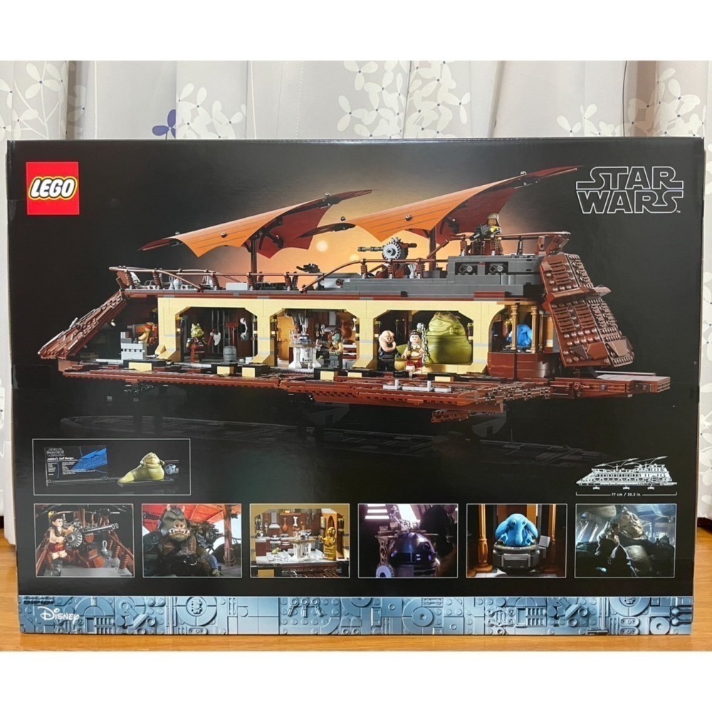 【椅比呀呀|高雄屏東】LEGO 樂高 75397 星戰UCS系列 賈霸的帆蓬船 Jabba＇s Sail Barge-細節圖2