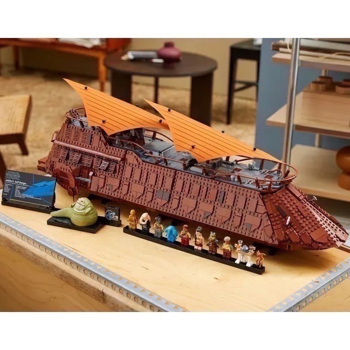 【椅比呀呀|高雄屏東】LEGO 樂高 75397 星戰UCS系列 賈霸的帆蓬船 Jabba＇s Sail Barge-細節圖3