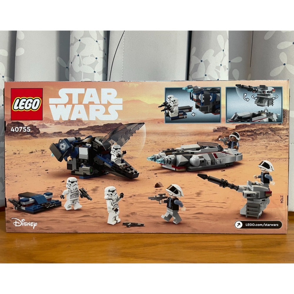 【椅比呀呀|高雄屏東】LEGO 樂高 40755 星際大戰系列 帝國登陸艇 vs. 反抗軍偵察艇 Star Wars-細節圖2