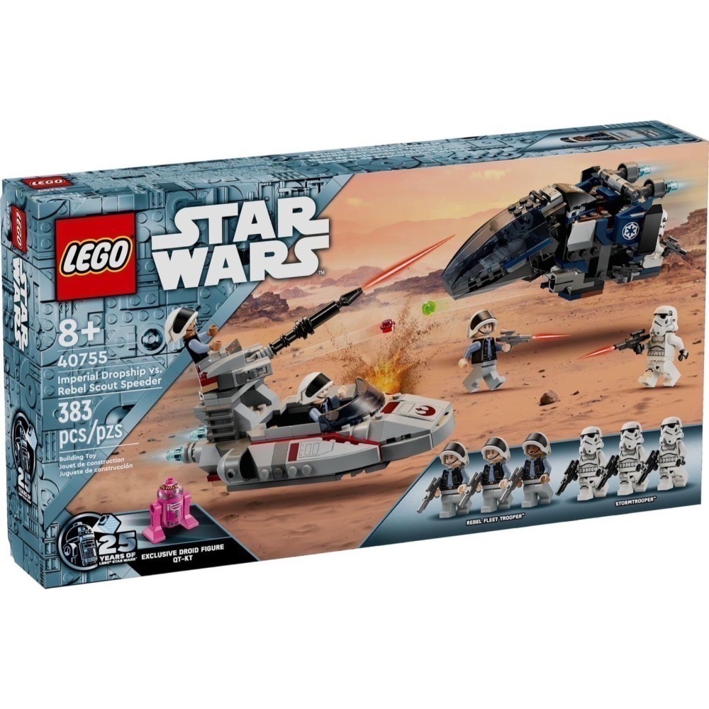 【椅比呀呀|高雄屏東】LEGO 樂高 40755 星際大戰系列 帝國登陸艇 vs. 反抗軍偵察艇 Star Wars-細節圖3