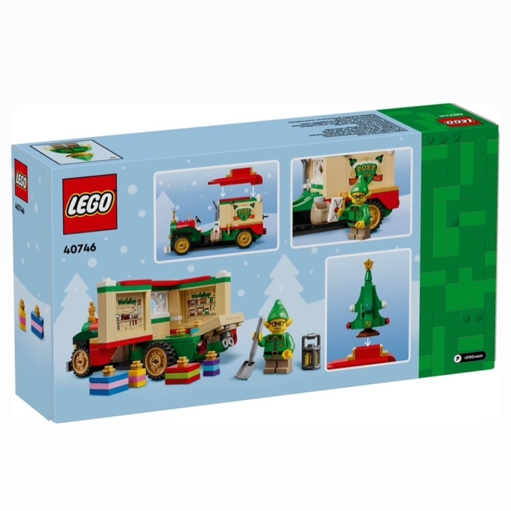 【椅比呀呀|10月到貨】LEGO 樂高 40746 聖誕老人的送貨車 Santa＇s Delivery Truck-細節圖2