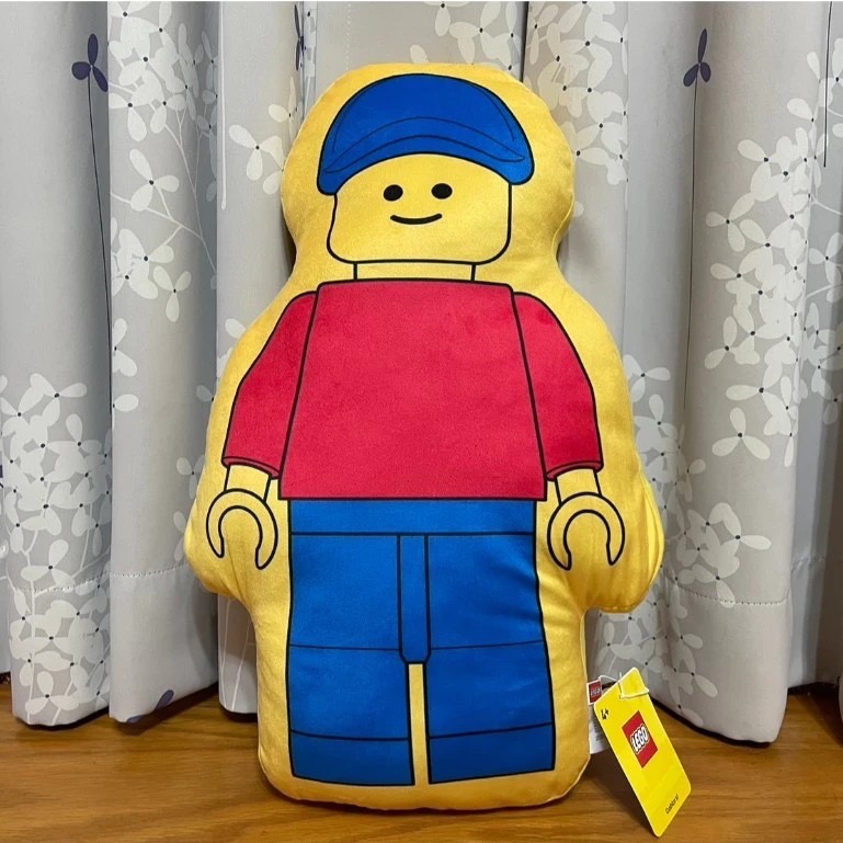 【椅比呀呀|高雄屏東】LEGO 樂高 110111 經典樂高人偶抱枕 112356 爆米花人抱枕 Cushion-規格圖5
