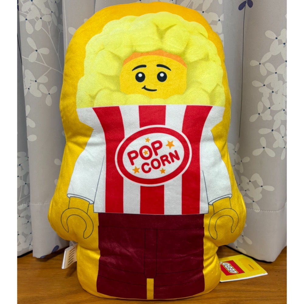 【椅比呀呀|高雄屏東】LEGO 樂高 110111 經典樂高人偶抱枕 112356 爆米花人抱枕 Cushion-規格圖5
